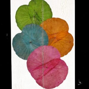 Lotus Leave Wall Art 043