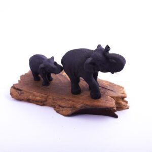 Sawdust Elephant Figurines 049