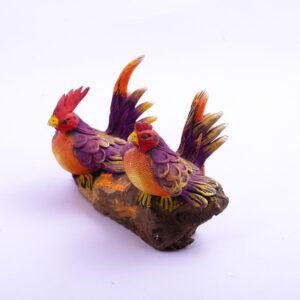 Sawdust Rooster Figurines 053