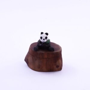 Wooden Box Lid Panda 014