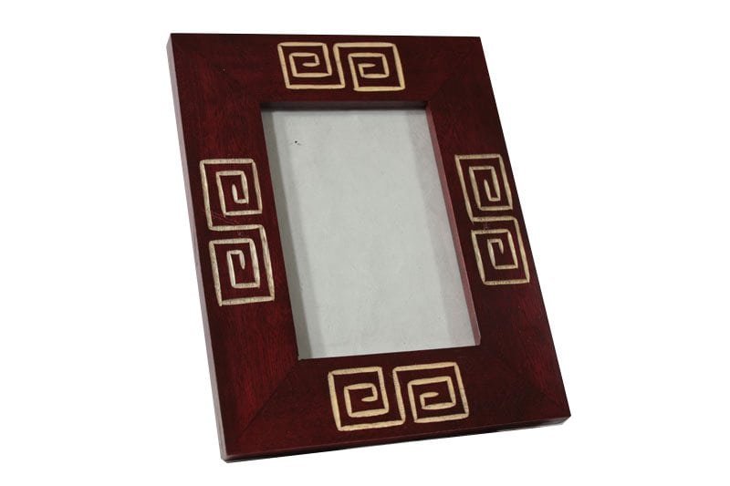 mango_wood_photo_frame_chiangmai_wholesale_handicrafts_cm01401012 Mango Wood Photo Frame with maze design