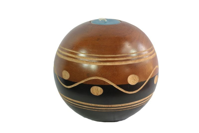 mango_wood_round_candle_holder_thailand_handicrafts_wholesale_cm03203012 Chiang Mai Handicrafts Wholesale Mango Wood Round Candle Holder with spots pattern