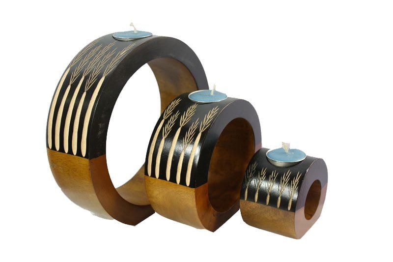 mango_wood_round_candle_holder_thailand_wholesale_handicrafts_cm05102012 Mango Wood Round Candle Holder Set with floral design