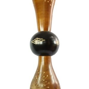 Mango Wood Vase with spots design