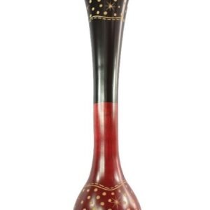 Mango Wood Vase with spots design