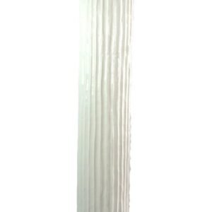 Large Mango Wood Vase with Stripes design