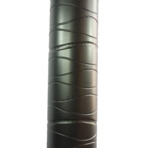 Large Mango Wood Vase with Stripes design