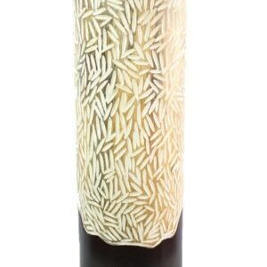 Thailand handicrafts Wholesale Large Mango Wood Vase with spots design