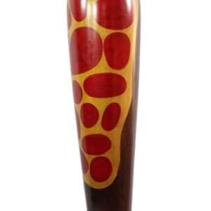 Thailand handicrafts Wholesale Large Mango Wood Vase with spots design