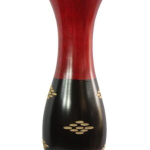 Mango Wood Vase with spots design