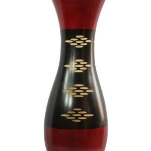 Mango Wood Vase with spots design