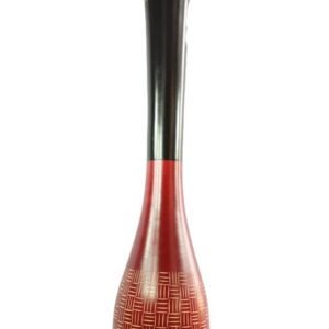 Mango Wood Vase with maze design