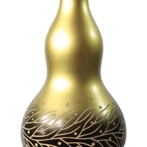 Thailand handicrafts Wholesale Large Mango Wood Vase with leaf design