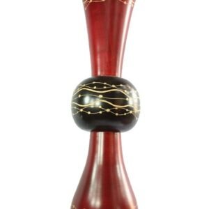 Mango Wood Vase with spots design