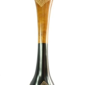 Mango Wood Vase with spots design