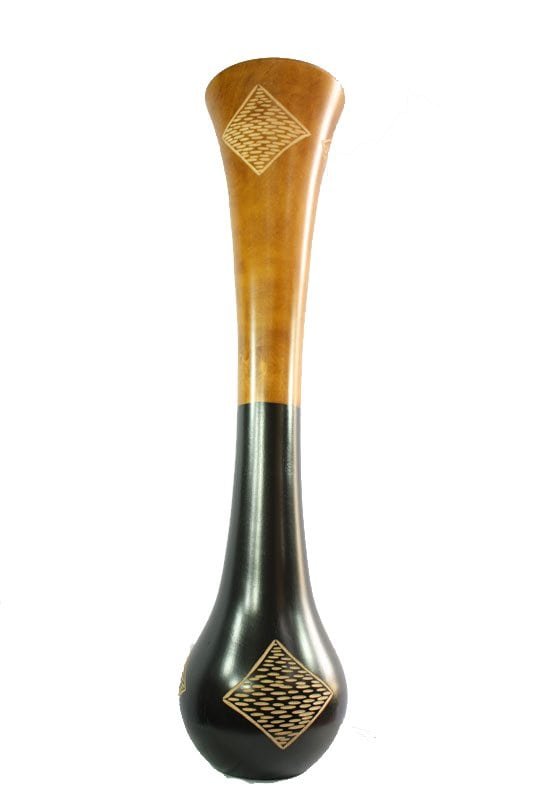 Mango Wood Vase with spots design