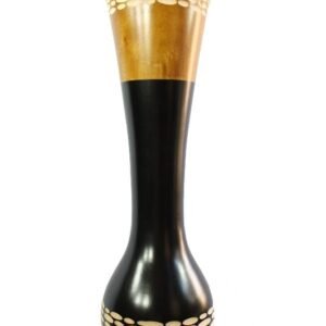 Mango Wood Vase with spots design