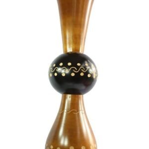 Mango Wood Vase with spots design