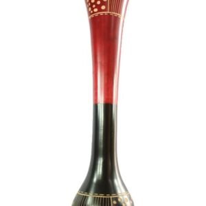 Mango Wood Vase with spots design