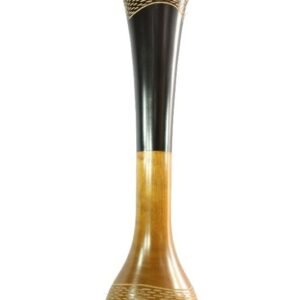 Mango Wood Vase with spots design