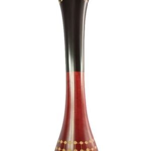 Mango Wood Vase with spots design