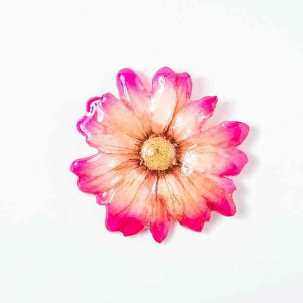 Real orchid flower jewelry wholesale Daisy necklace in pink color