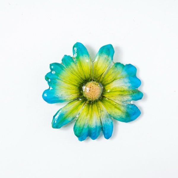 Real orchid flower jewelry Daisy necklace in green color