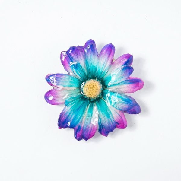 Real orchid flower jewelry wholesale Daisy necklace in purple color