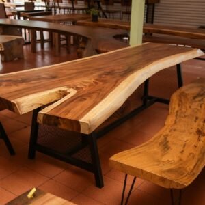 Thailand handicrafts Wholesale Suar wood Large Bench