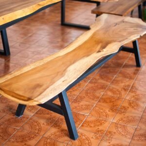 Thailand handicrafts Wholesale Suar wood Bench