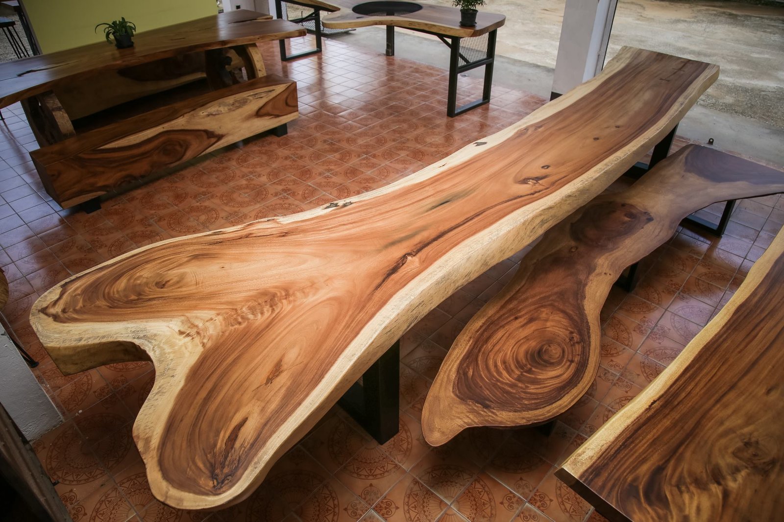 Chiang Mai handicrafts Wholesale Suar wood Small Bench