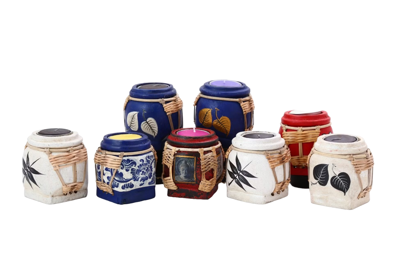 Rice Basket Decor Set