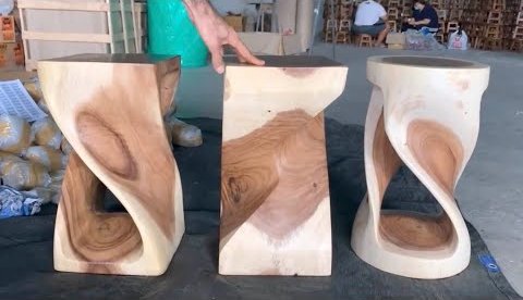 Thai Hand-Carved Elegance: Exploring the Best-Selling Twist Stools for Wholesale