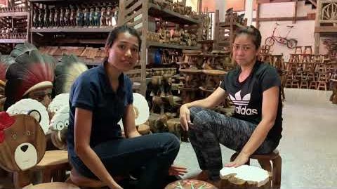 Interview with Export Manufacturer of Thai Wood Carvings in Chiang Mai Wholesale Market