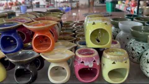 Explore Our Range: Wholesale Ceramic Oil and Incense Burners Showroom Tour