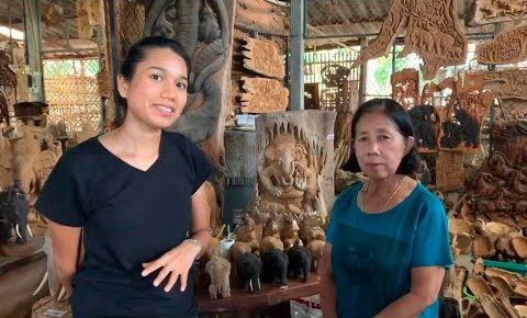 Chiang Mai Wholesaler Unveils Teak Wood Carving Business
